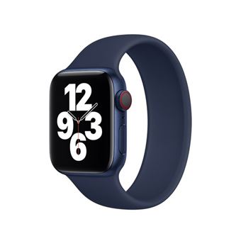 Bracelete Silicone Solo Gift4Me para Apple Watch Ultra | 49mm | Pulso:150-164mm - Azul - 1