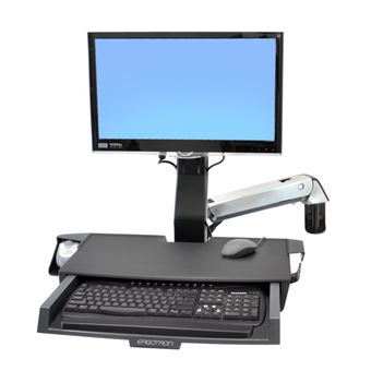 Montagem e Suporte para Monitores Ergotron StyleView Sit-Stand Combo Arm with Worksurface - 1