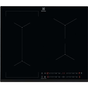 Placa de Indução Electrolux EIL63443 | Elétrica | 59 cm | 4 Zonas | Preto - 1