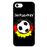 Capa Hapdey para iPhone 7 - 8 Design Bola de Futebol e Cores da Alemanha em Silicone Flexível e TPU Preto_0