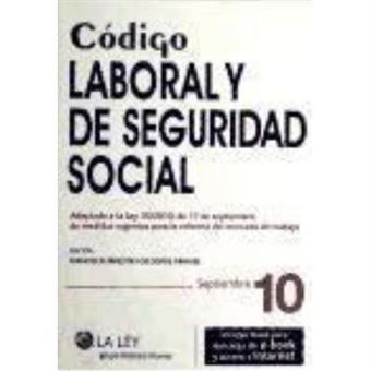 Código Laboral Y De Seguridad Social - Francisco Pérez De Los Cobos Orihuel - 1