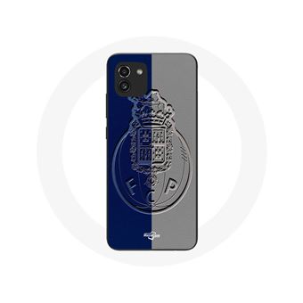 Capa Maniacase para Samsung Galaxy A03 FC Porto Fundo Azul e Cinza - 1