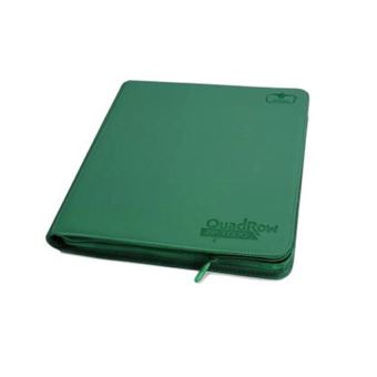 Ultimate Guard Zipfolio 480 24-Pocket Xenoskin Quadrow Green - 1