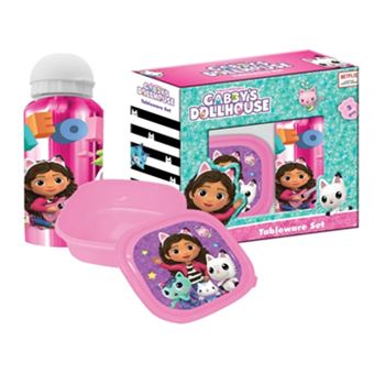 Conjunto Dreamworks Cantil de Aluminio 400 ml e Merendeira Set Gabby's Dollhouse - 1