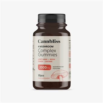 Light Packs Complex Mushroom Gummies Cannbliss | 2000mg | 30 Pcs - 1