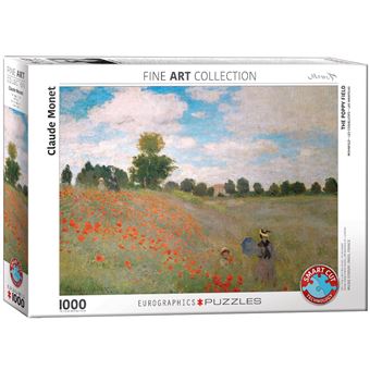 Puzzle Eurographics The Poppy Field by Monet | 1000 Peças - 1
