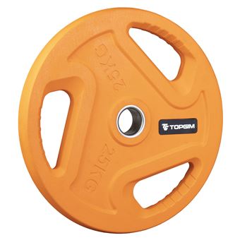 Disco Olímpico com Pegas Topgim | 25kg - 1