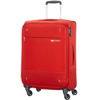 Mala de Viagem Média Samsonite Base Boost com 4 Rodas Expansível | 66 cm - Vermelha - 1