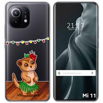 Capa Tumundosmartphone de Gel Transparente para Xiaomi Mi 11 5G desenhos de design  Meerkat - 1