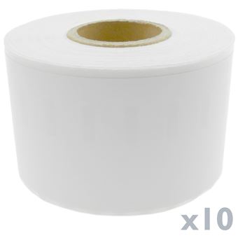 Pack de 10 Rolos de 110 Etiquetas BeMatik Compatíveis Dymo S0722470 e Dymo 99018 190x38mm - 1