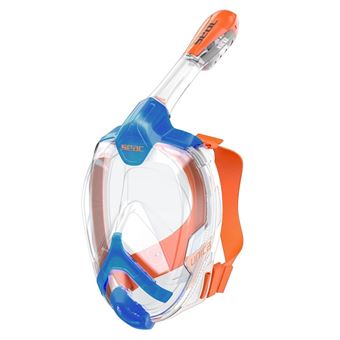 Máscara de Mergulho Seat UNICA | Azul, Laranja - 1