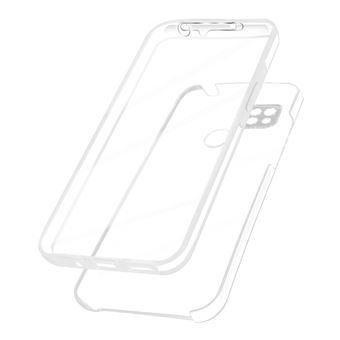 Capa Avizar para Xiaomi Redmi 10A integral traseira Rígida e frontal Flexível - Transparente - 1