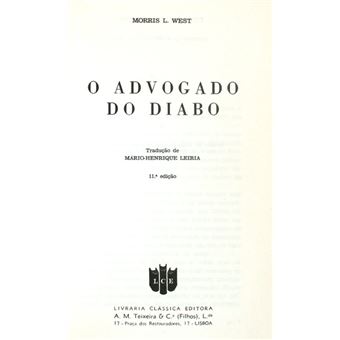 O advogado do diabo. - 1