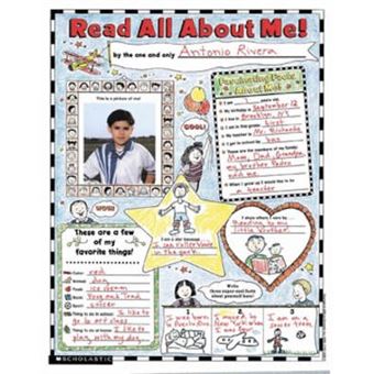 Instant Personal Poster Sets Read All About Me 30 Big Writeandread Learning Posters Ready For Kids To Personalize And Display With Pride - 1