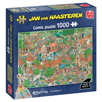 Puzzle Jumbo Jan van Haasteren Jvh - Efteling, Sprookjesbos (1000 pieces) | 1000 Peças - 1
