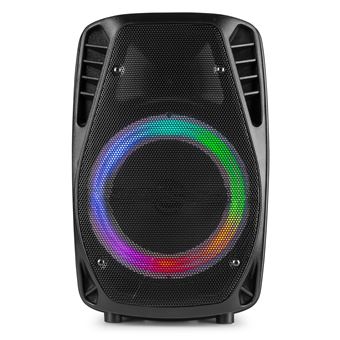Coluna Portátil Fenton FT8LED-MK2 | Preto - 1