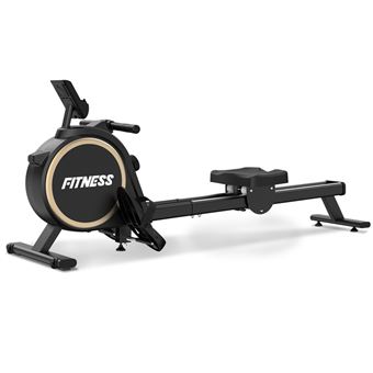 Remador de Exercício Magnético BIGZZIA | Pista Dupla | Compatível com a Aplicação Bluetooth | 16 Níveis de Resistência | Ecrã LCD - 1