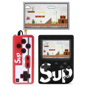 Consola de Videojogos Retro DAM com Ecrã e 400 Jogos Incluídos | Inclui Controlo Remoto | 2 Pessoas - Preto. - 1