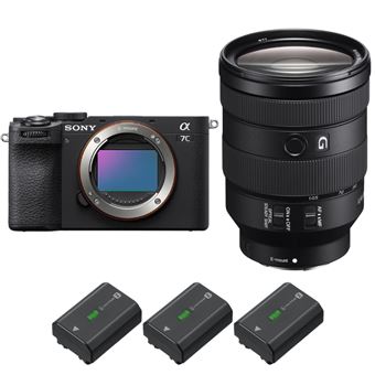 Sony A7C II Preto + FE 24-105mm f/4 G OSS + 3 Sony NP-FZ100 + PDF MCZ DIRECT - 1