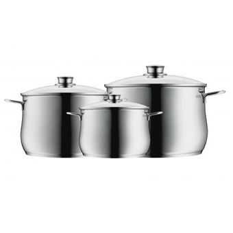 Conjunto de Panelas WMF 0730036040 | Aço inoxidável - 1