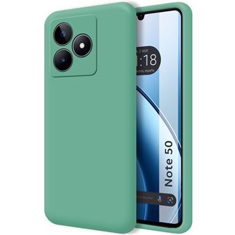 Capa de silicone líquido TUMUNDOSMARTPHONE para Realme Note 50 cor verde - 1