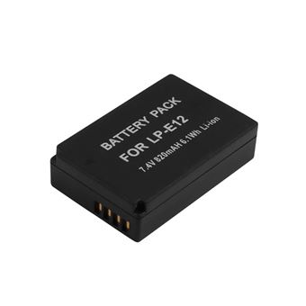 Bateria Avizar Li-ion Compatível Canon EOS 100D LP-E12 | 7,4V 820mAh | Branco - 1