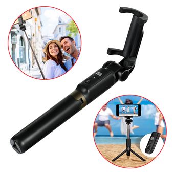 Selfie Stick Avizar para Smartphone | Bluetooth | 360º | Tripé | Preto - 1