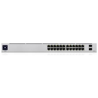 Switch de Rede Ubiquiti UniFi 24-Port PoE | Prateado - 1
