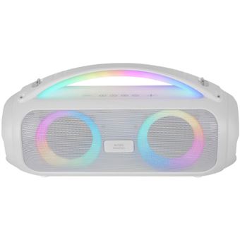 Coluna Portátil Estéreo Mars Gaming MSPULSEW | Branco - 1