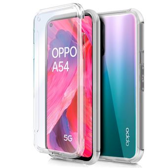 Custodia Per OPPO A54 5G E A74 5G Con Tema Calcio - Cover Morbida In TPU Con Stampa Spagnola, Bianco - 5