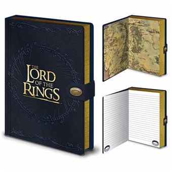 Caderno e Bloco de Notas Close Up Lord of the Rings | Azul escuro - 1