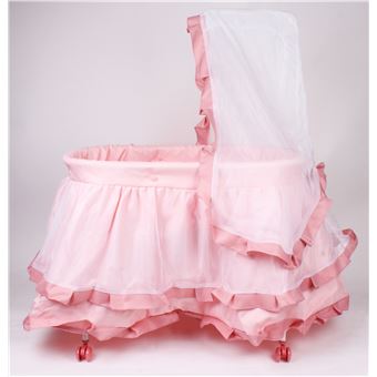 Cama de Bonecas com Dossel LPM Ballerina - Rosa - 1