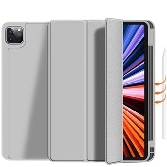 Capa Folio Antiimpacto com suporte Apple Pencil para Ipad 10.9 air 4 2020 | Cinzento - 1