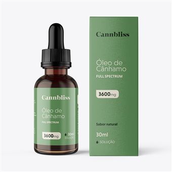 Light Packs Óleo de Cânhamo Cannbliss | 3600mg | Sabor Natural - 1