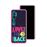 Capa Hapdey para Xiaomi Mi Note 10 - Note 10 Pro - CC9 Pro | Silicone Flexível em TPU | Design Frase romântica, te amo até a lua e volta - Rosa_2