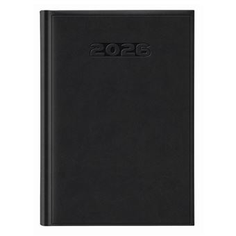 Agenda Semanal A4 2026 Papiro Tucson Preta - 1