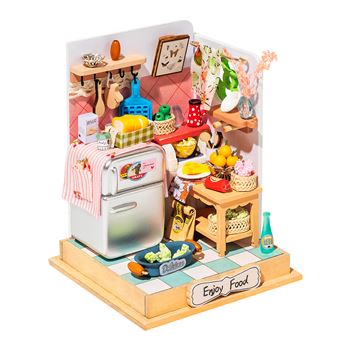Modelo de Casa em Miniatura Robotime | Cozinha Robótica Taste Life DS015 - 1