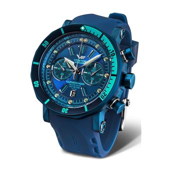 Relógio Homem VOSTOK EUROPE LUNOKHOD 2 6S21-620E278 - Azul - 1