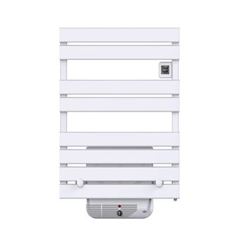 Secador de Toalhas Elétrico Sannover Omiros Prato com Ventoinha | 1300 W | Branco - 1