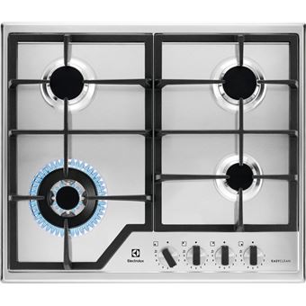 Placa a Gás Electrolux KGS64362XX | 59.5 cm | 4 Zonas | Aço inoxidável - 1