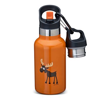 Garrafa Térmica Carl Oscar TEMPflask Kids | 0.35L -Laranja/Alce - 1
