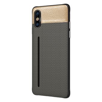 Capa Bicolor WISETONY para Apple iPhone 7 / 8 Cinzento e Dourado