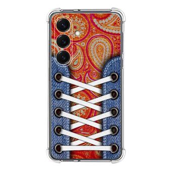 Capa TUMUNDOSMARTPHONE de silicone à prova de choque para Samsung Galaxy S25 5G Sneakers Design 10 Desenhos - 1