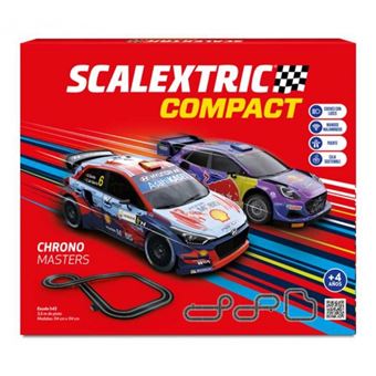Pista de Carros Scalextric Compact Chrono Masters - 1
