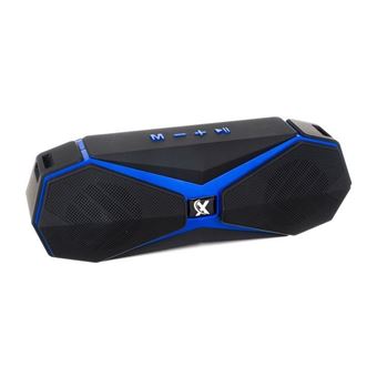 Coluna Bluetooth Portátil ISO - Preta/Azul - 1