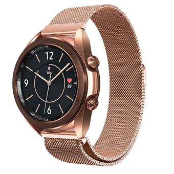 Pulseira Bracelete Phonecare Milanese Loop Fecho Magnético para Samsung Galaxy Watch4 Bluethtooth 4G - 40mm - Rosa - 1