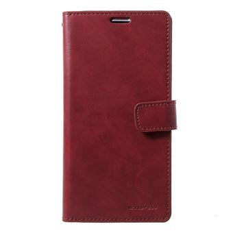 Capa Magunivers PU diário mansoor vinho tinto para Samsung Galaxy S10