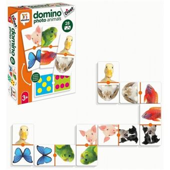 Dominó Diset | Oto Animais | 28 Peças - 1