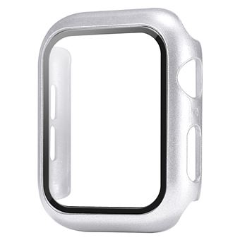Capa Protetora HSMY Duro com Protetor de Ecrã para Apple Watch Series 3/2/1 42 mm - Prata - 2 Peças - 1