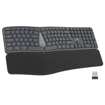 Teclado Wireless Ewent EW3290 | Idioma: Espanhol | Cinzento - 1